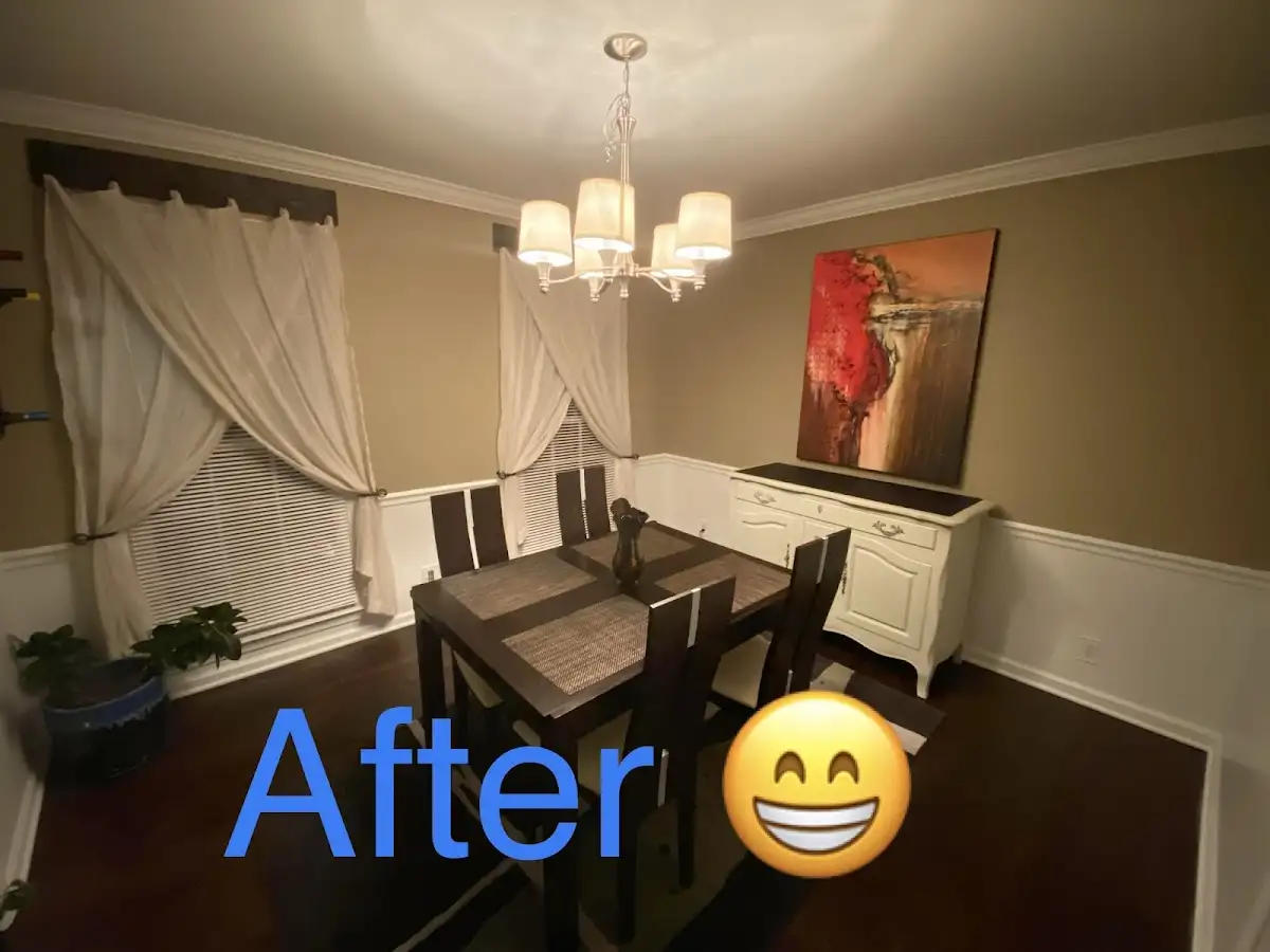 Professional dining room restoration after water damage in Clover Creek
