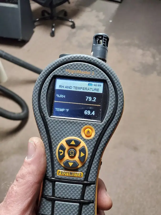 Moisture meter humidity assessment for Mold Remediation & Removal in Clover Creek